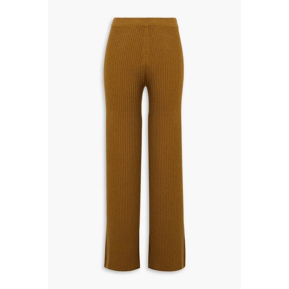 Ulla Johnson $495 Rochelle Ribbed Flare Wool Cashmere Pant Saquaro Sz P/00-0 - Picture 4 of 10